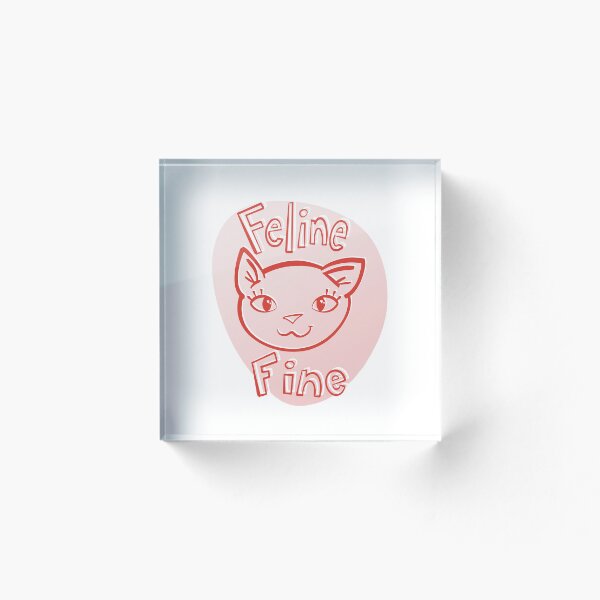 Artikelvorschau, Feline Fine Kitty Cat rosa Variante entworfen und verkauft von SubtleSplit.