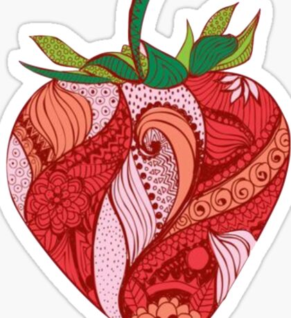 Strawberry: Stickers | Redbubble