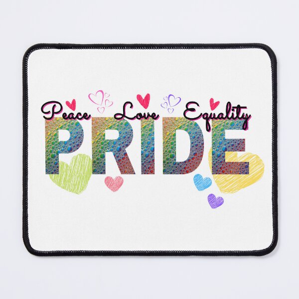 Item preview, Peace Love Equality Pride Rainbow Design designed and sold by OByD.