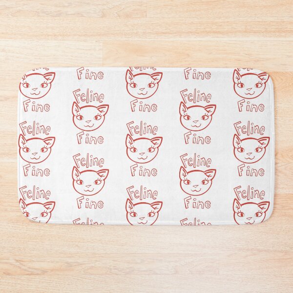 Item preview, Feline Fine Kitty Cat illustration designed and sold by SubtleSplit.