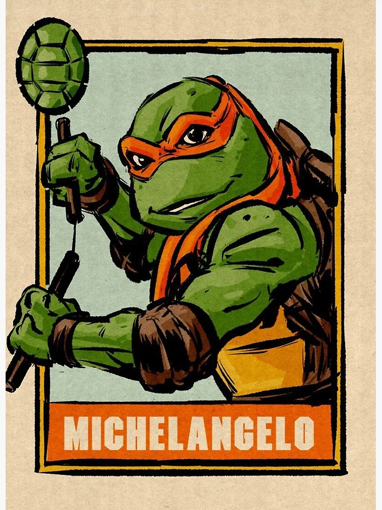 TMNT (Teenage Mutant Ninja Turtles) Poster Michelangelo © 2007 Warner  File Reference # 307381832THA For Editorial Use Only - All Rights Reserved  Stock Photo - Alamy