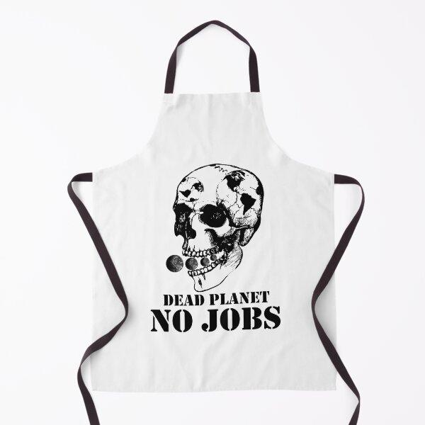Item preview, No Jobs on a Dead Planet Earth eaten by a skull designed and sold by Manoroma.