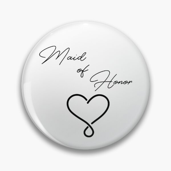 Aperçu de l'œuvre Demoiselle d'HONNEUR Infinity Heart créée et vendue par BE-DesignsPlus.