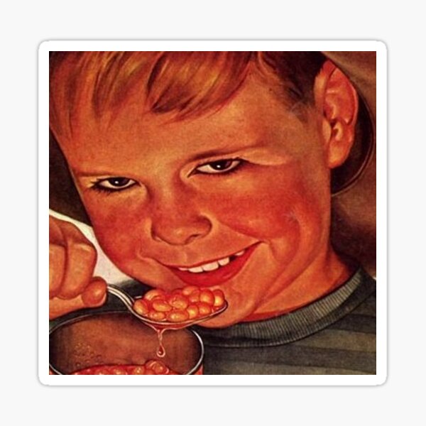 Item preview, kid eating beans designed and sold by rado-merch.