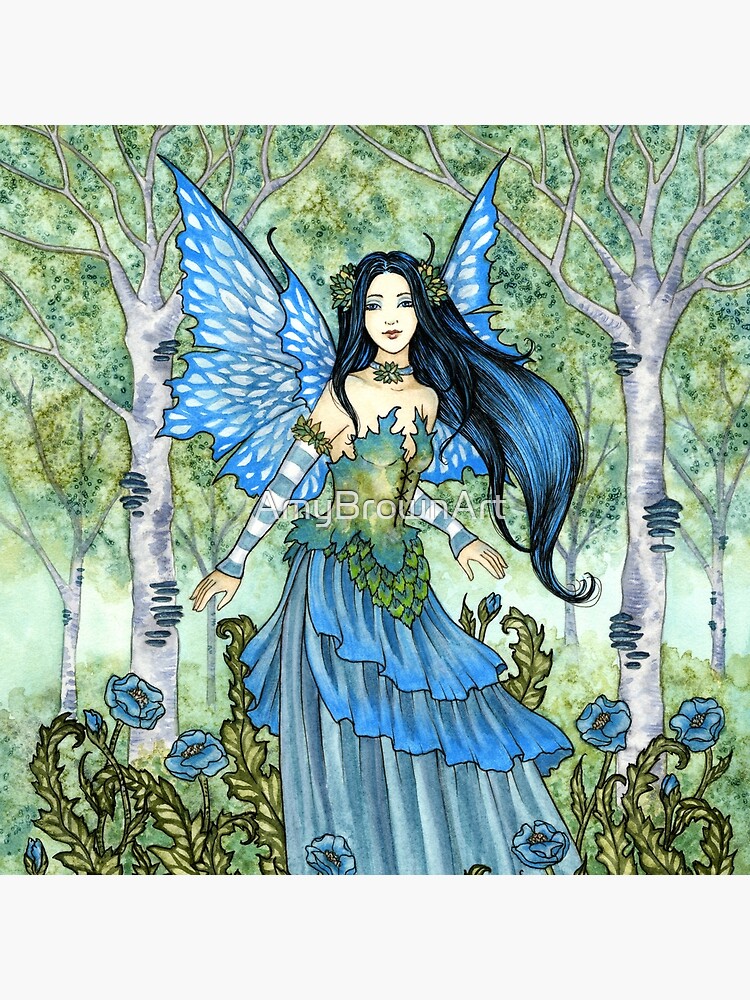 The Blue Wood by AmyBrownArt