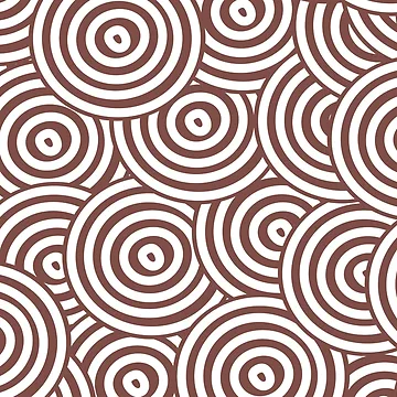 Vorschaubild zum Design Dark Red and White Hypnotic Circle Pattern Pairs DE 2022 Popular Color Revival Red DET441 von ColorOfTheYears