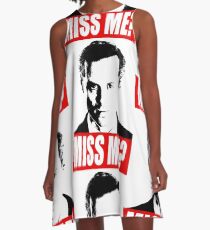 Miss Me? - Jim Moriarty - Sherlock A-Line Dress