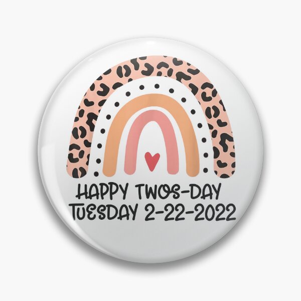 Item preview, Rainbow Happy Twosday 2022 designed and sold by NesArt.