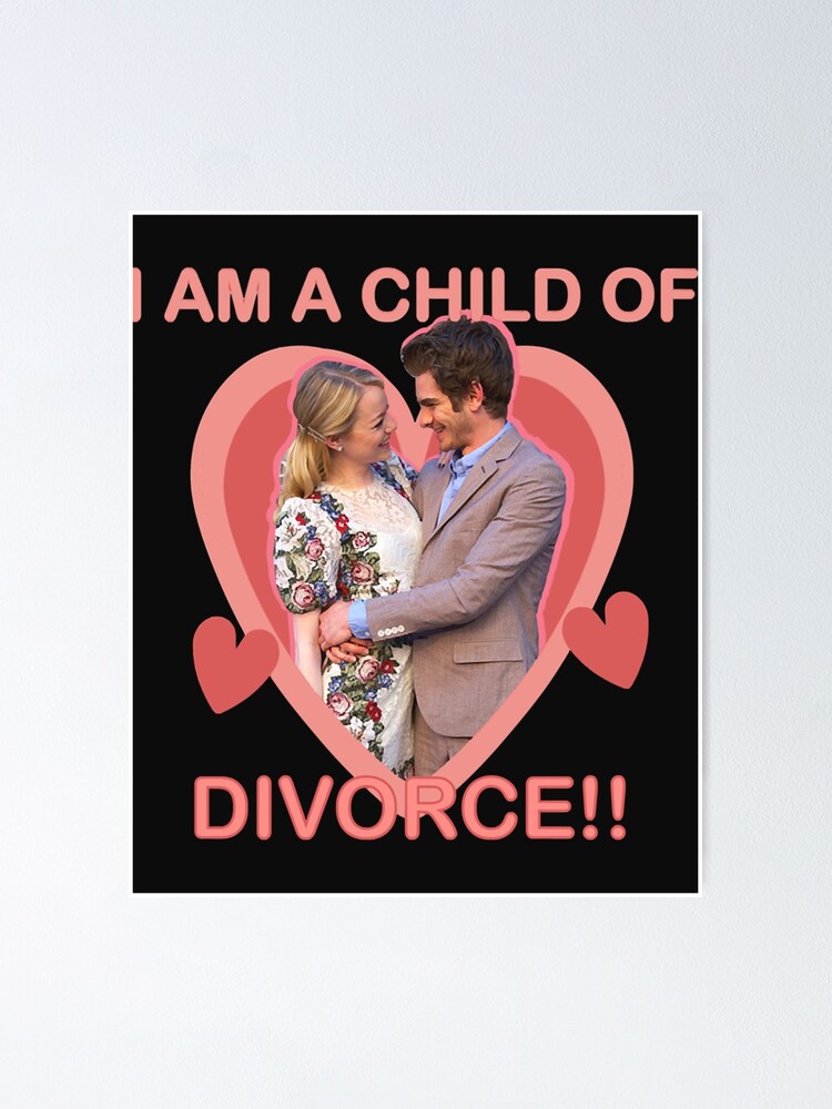 andrew garfield and emma stone child of divorce | Sticker
