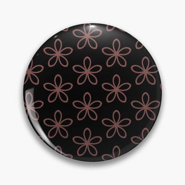 Artikelvorschau, Black and Dark Red Minimal Flower Pattern Pairs DE 2022 Popular Color Revival Red DET441 entworfen und verkauft von ColorOfTheYears.