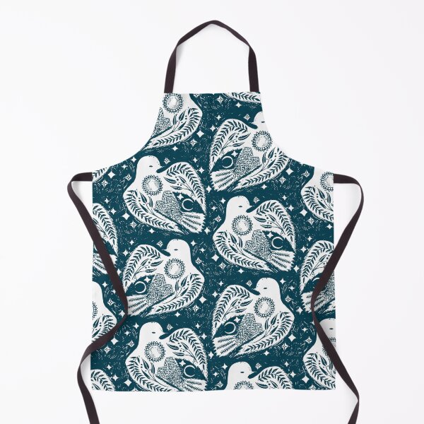 Item preview, Mountain Birds Wood Block Cut designed and sold by Cecilia Mok.