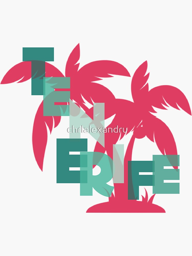 Thumbnail 3 of 3, Sticker, Tenerife trip souvenir designed and sold by chrlalexandru.