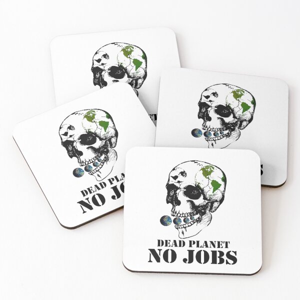 Item preview, No Jobs on a Dead Planet and Skull designed and sold by Manoroma.