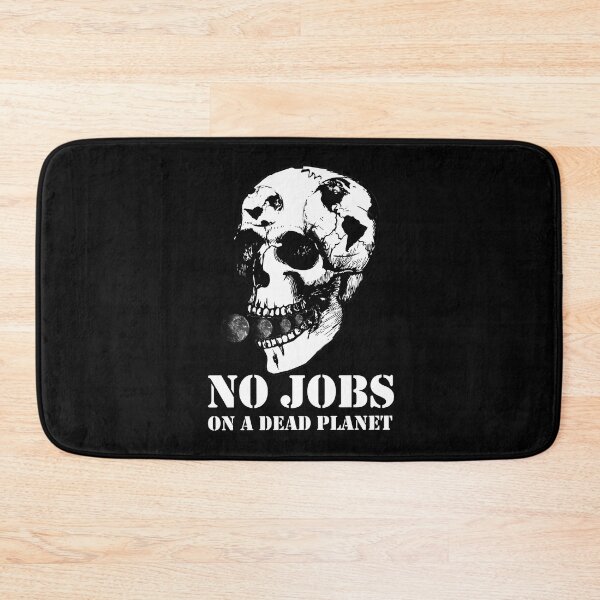 Item preview, Copy of No Jobs on a Dead Planet Earth eaten by a skull designed and sold by Manoroma.