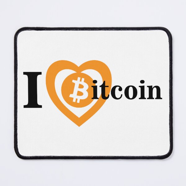 Item preview, I Love Bitcoin designed and sold by SwakiiShop.
