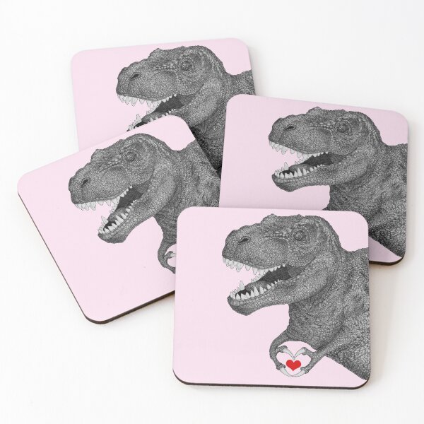 Item preview, T-Rex Love designed and sold by ECMazur Art.