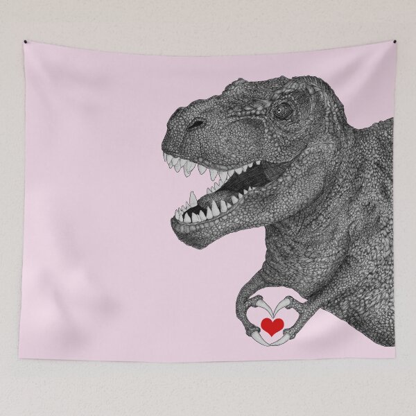 Item preview, T-Rex Love designed and sold by ECMazur Art.