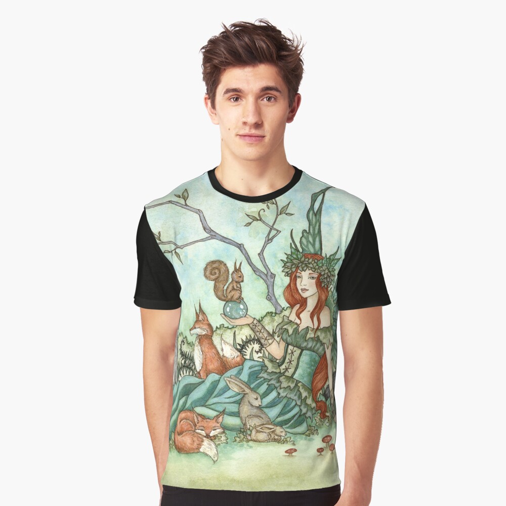 Item preview, Graphic T-Shirt designed and sold by AmyBrownArt.