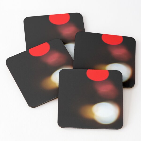 Item preview, Red light white light bokeh designed and sold by frankuffmann.