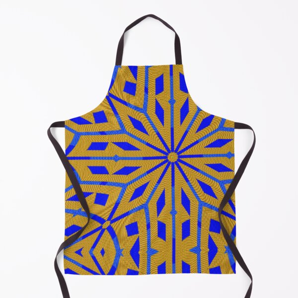 Item preview, FUNNY NAVY BLUE AND GOLD ABSTRACT DOT PATTERN - SWEET COLLECTION OF SYMETRICAL LINES(6). designed and sold by Ralek.
