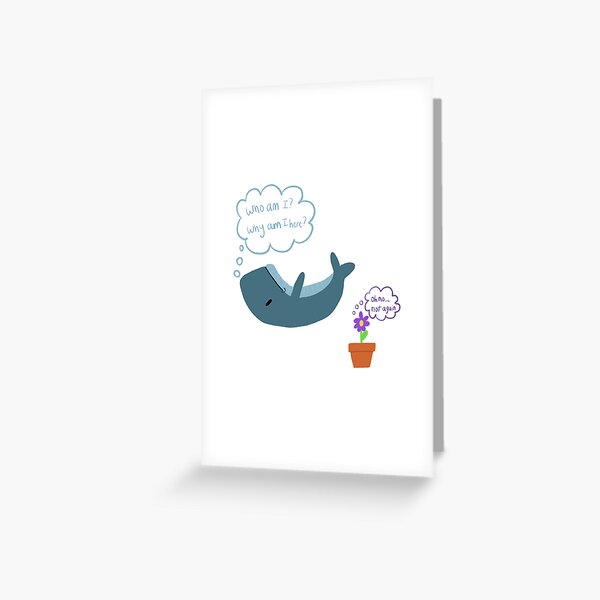 Item preview, Falling Whale and Petunias  designed and sold by Allison Scianna.