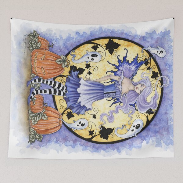 Item preview, Haunted Pumpkin Patch designed and sold by AmyBrownArt.