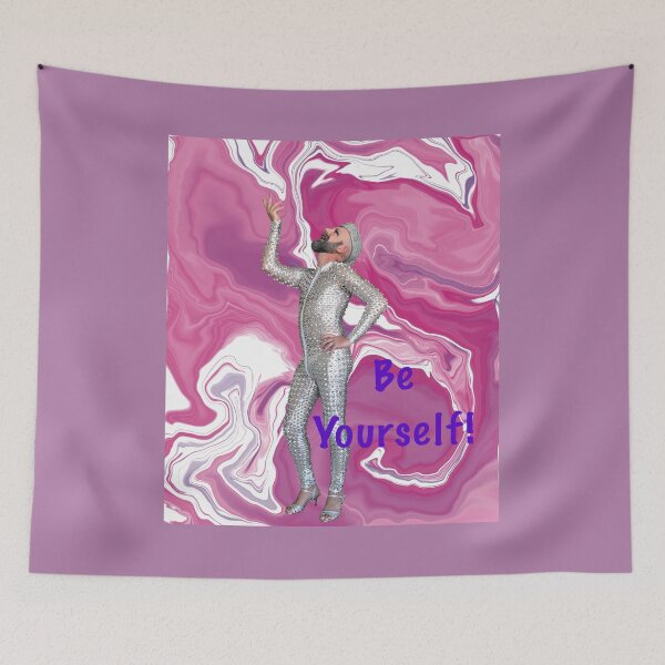 Item preview, Be Yourself, Pink Swirl designed and sold by Owen1976.
