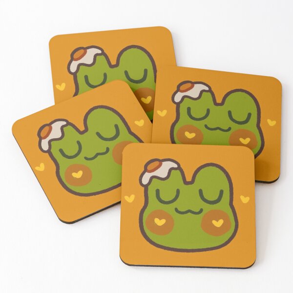 Item preview, Cute frog, toad, scrambled eggs designed and sold by Picart-jpeg.