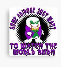 Joker Dr Who Adapoise Canvas Print