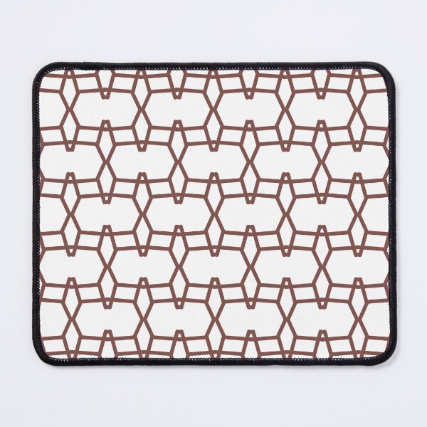 Item preview, Dark Red and White Tessellation Line Pattern 9 Pairs DE 2022 Popular Color Revival Red DET441 designed and sold by ColorOfTheYears.
