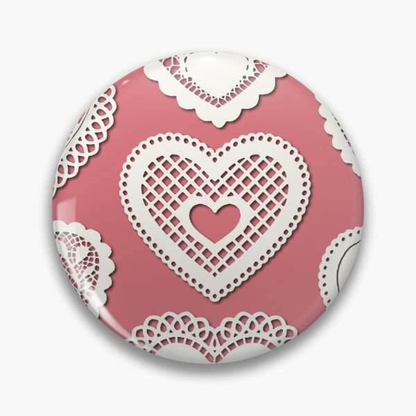 Item preview, Heart Doilies designed and sold by PeachPaisleyPro.