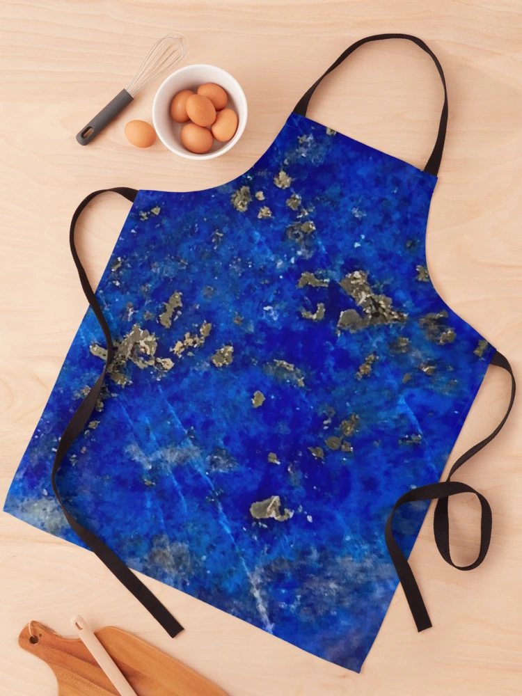 Thumbnail 1 of 6, Apron, Lapis Lazuli Pattern designed and sold by RaineLight.