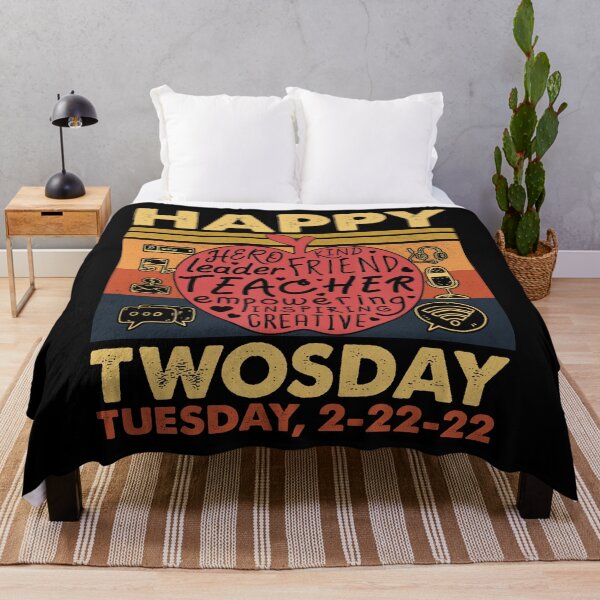 Item preview, Teacher Happy Twosday  22222  designed and sold by NesArt.