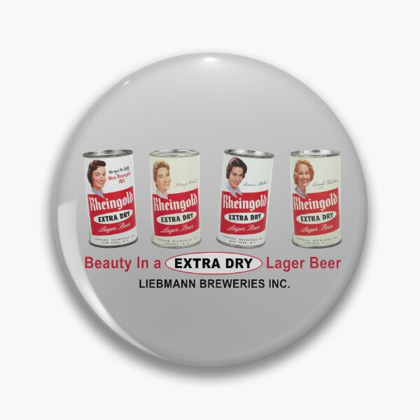 Item preview, Rheingold Beer - Miss Rheingold Girls Can design - Best on Light Colors designed and sold by pineapplepink.