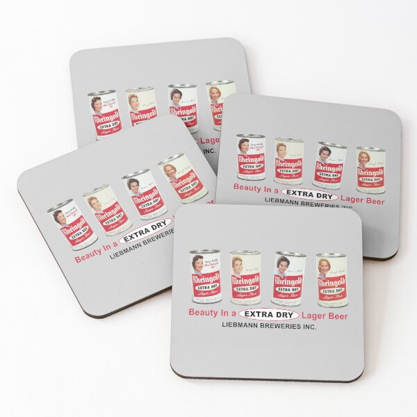 Item preview, Rheingold Beer - Miss Rheingold Girls Can design - Best on Light Colors designed and sold by pineapplepink.