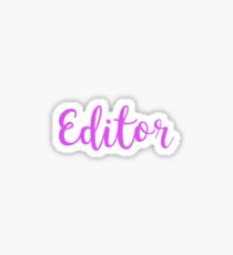 Editor Sticker