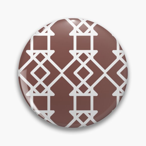 Item preview, Dark Red and White Tessellation Line Pattern 27 Pairs DE 2022 Popular Color Revival Red DET441 designed and sold by ColorOfTheYears.