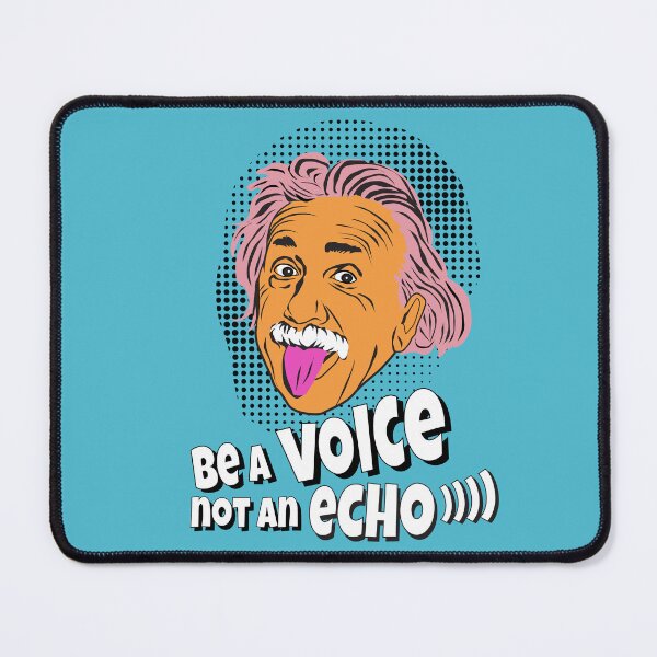Item preview, Be a Voice not an echo - Quote of Einstein - Pop art Style designed and sold by MagaliC.