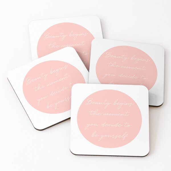 Coco Chanel Quotes Coasters for Sale | Redbubble