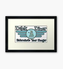 Dalek Diner 2 Framed Print