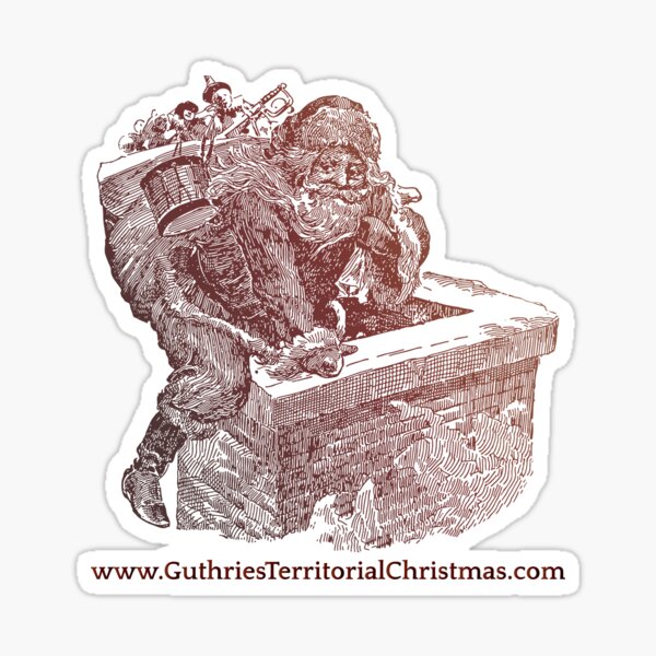 "Guthrie Christmas Sticker" Sticker for Sale by GuthrieXmas Redbubble