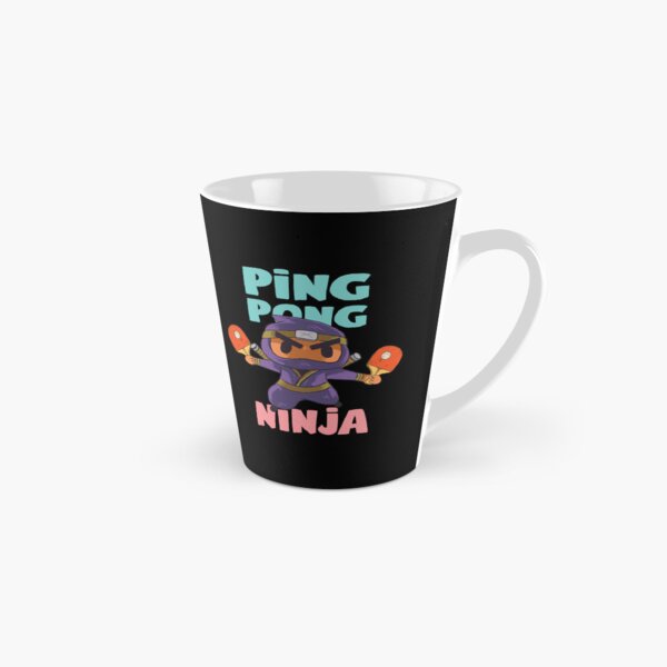 Ping Pong Ninja Funny Table Tennis Player Art Tall Mug
