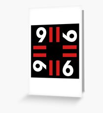 9-11 Red Greeting Card