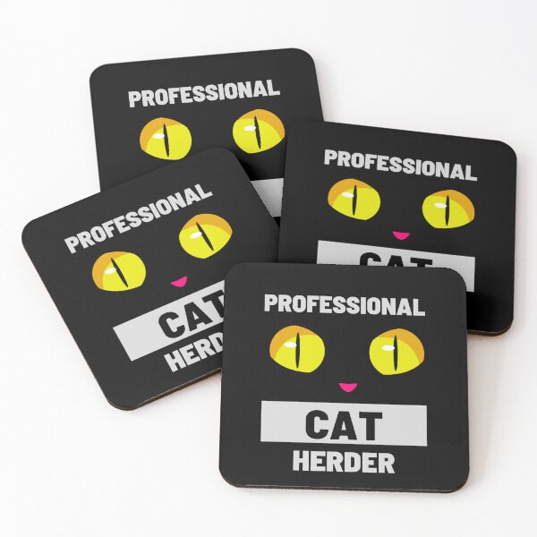 Item preview, Professional Cat Herder - Black&Yellow Cat Eyes Cat Lovers Funny and Cute Design designed and sold by JoyTop.