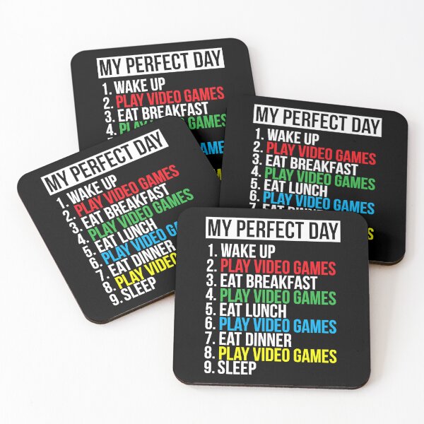 Item preview, My Perfect Day Play Video Games - Funny Cool Gamer designed and sold by SageTobias.