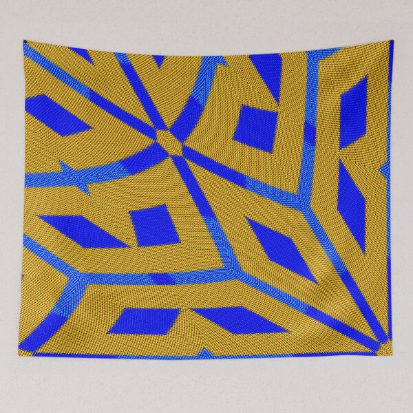 Item preview,  FUNNY NAVY BLUE AND GOLD ABSTRACT DOT PATTERN - SWEET COLLECTION OF SYMETRICAL LINES(7). designed and sold by Ralek.