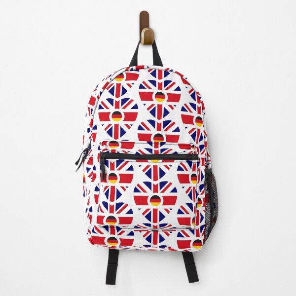 Item preview, British German Multinational Patriot Flag Series (Heart) designed and sold by Carbon-Fibre Media.