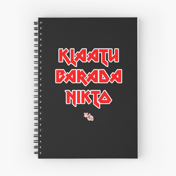 Item preview, klaatu barada nikto designed and sold by MetalSatyrShop.
