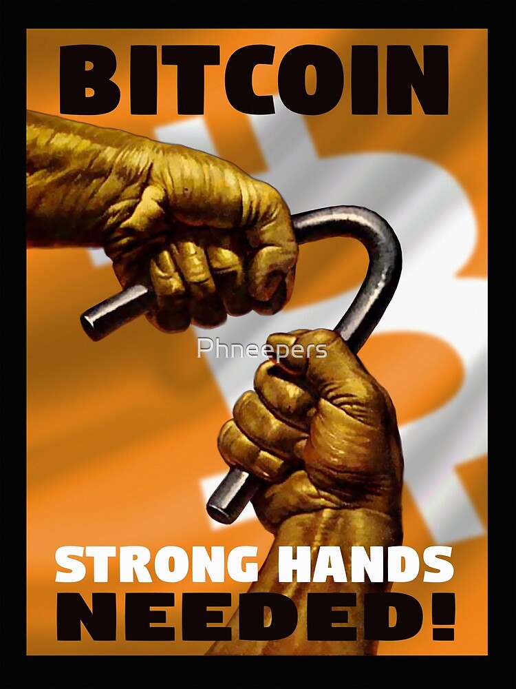 Disover Bitcoin - Strong Hands Needed! Canvas