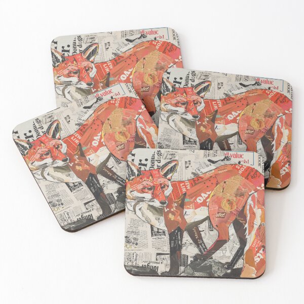 Item preview, Vintage Red Fox Collage designed and sold by EHiltonArt.